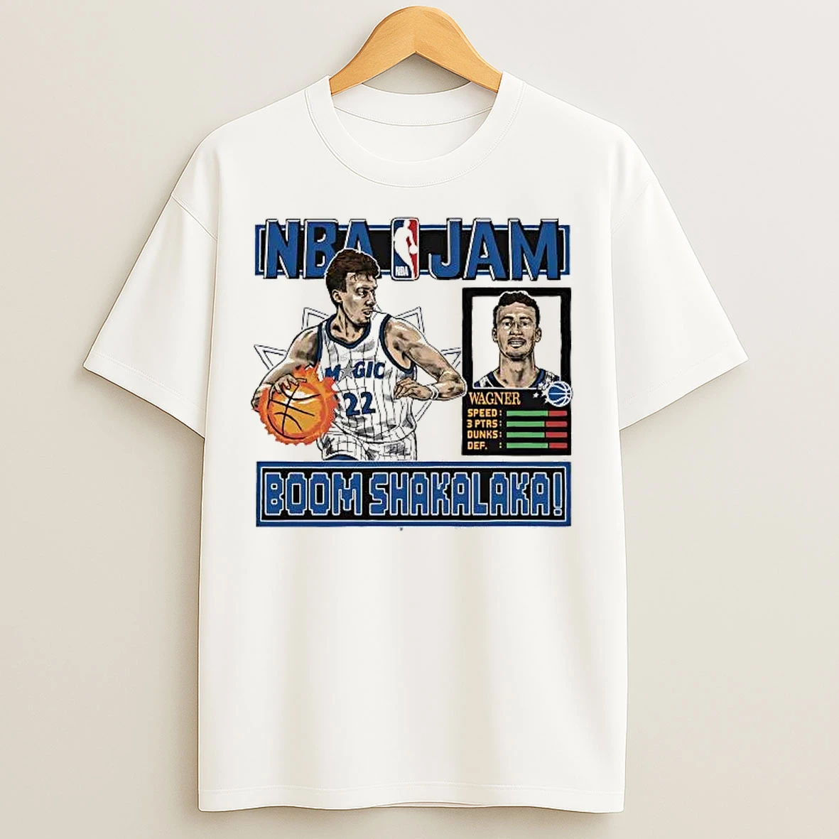 Classic Franz Wagner Nba Jam Boom Shakalaka Orlando Magic T Shirts