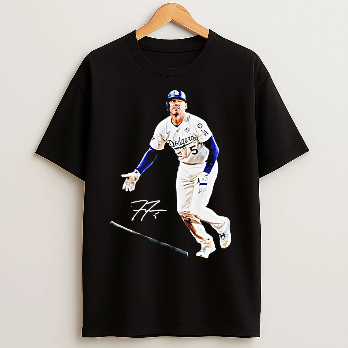 Classic Freddie Freeman Los Angeles Dodgers Walk Off Regular Signature T Shirts