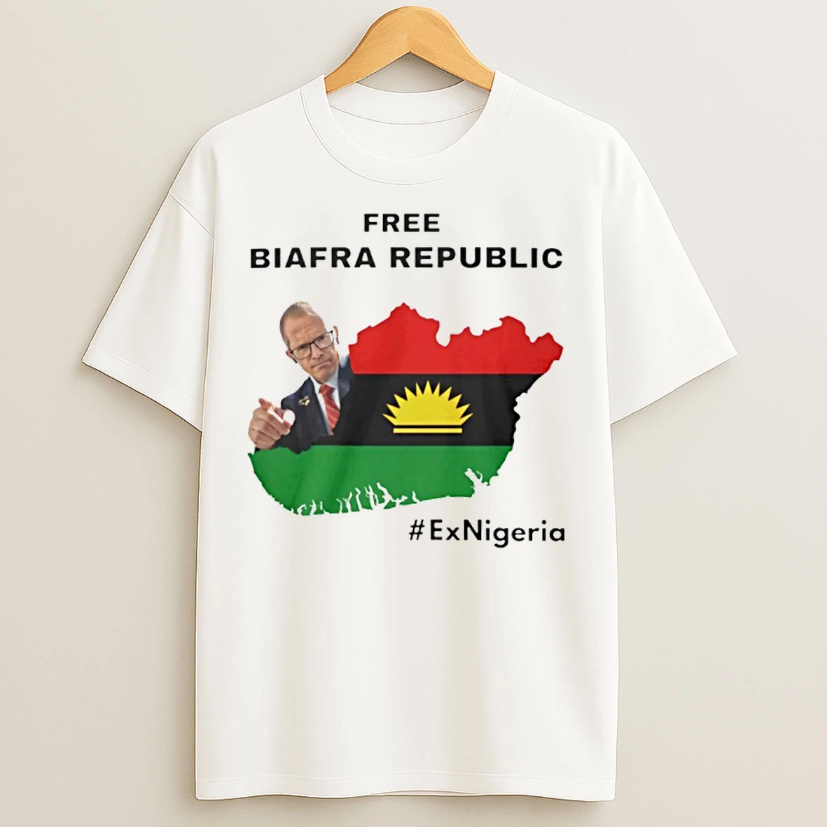 Classic Free Biafra Republic Exnigeria T Shirts