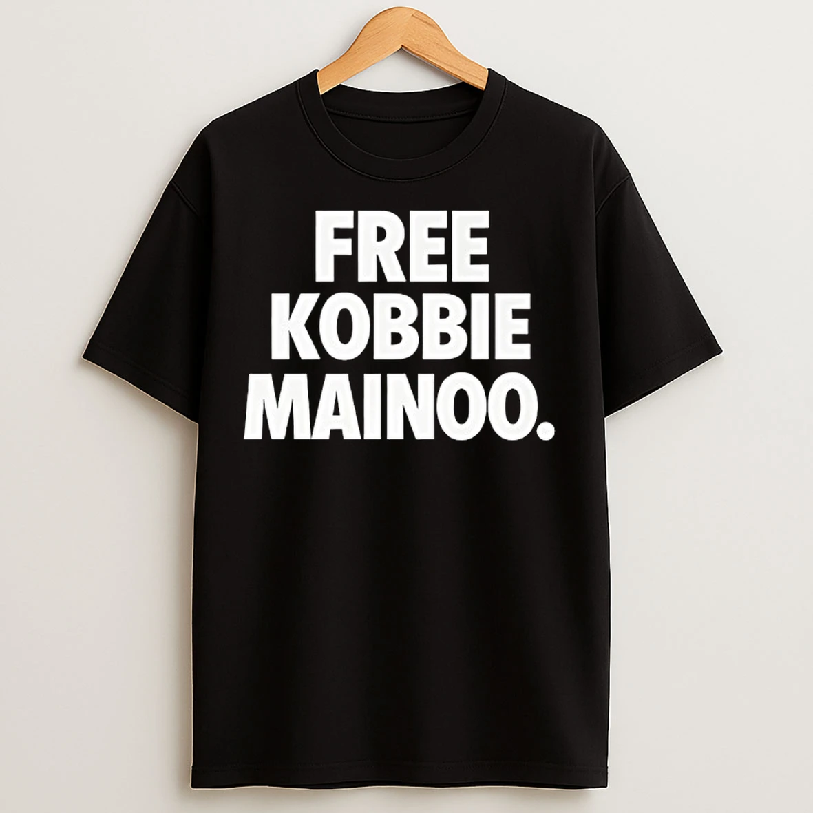 Classic Free Kobbie Mainoo Black T Shirts