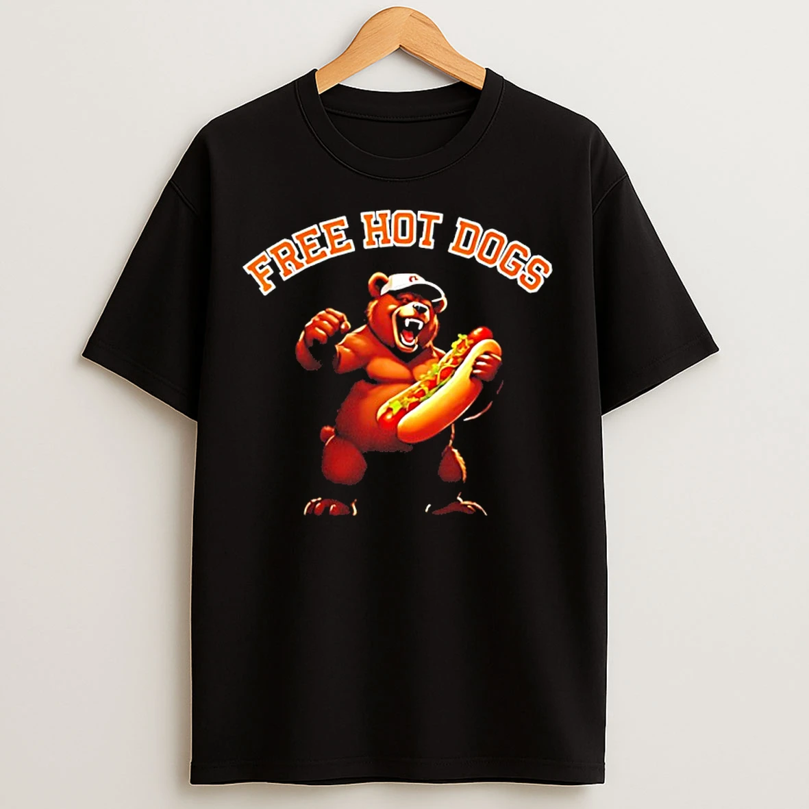 Classic Free Hot Dogs Bear Down T Shirts