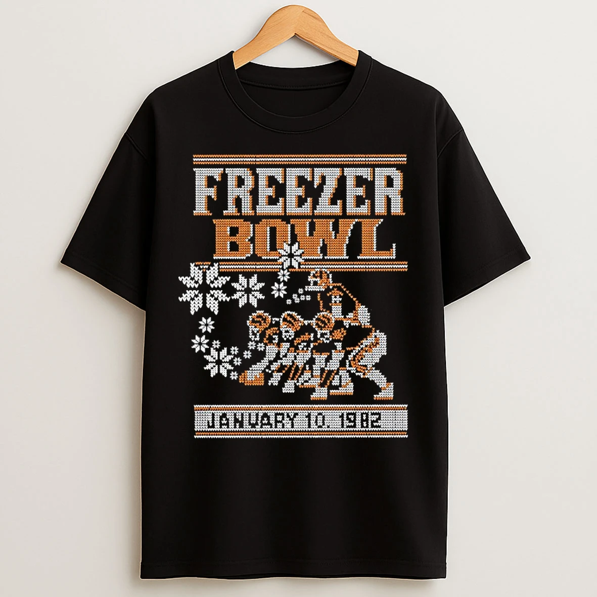 Classic Freezer Bowl Cincinnati Bengals 1982 Ugly Christmas T Shirts
