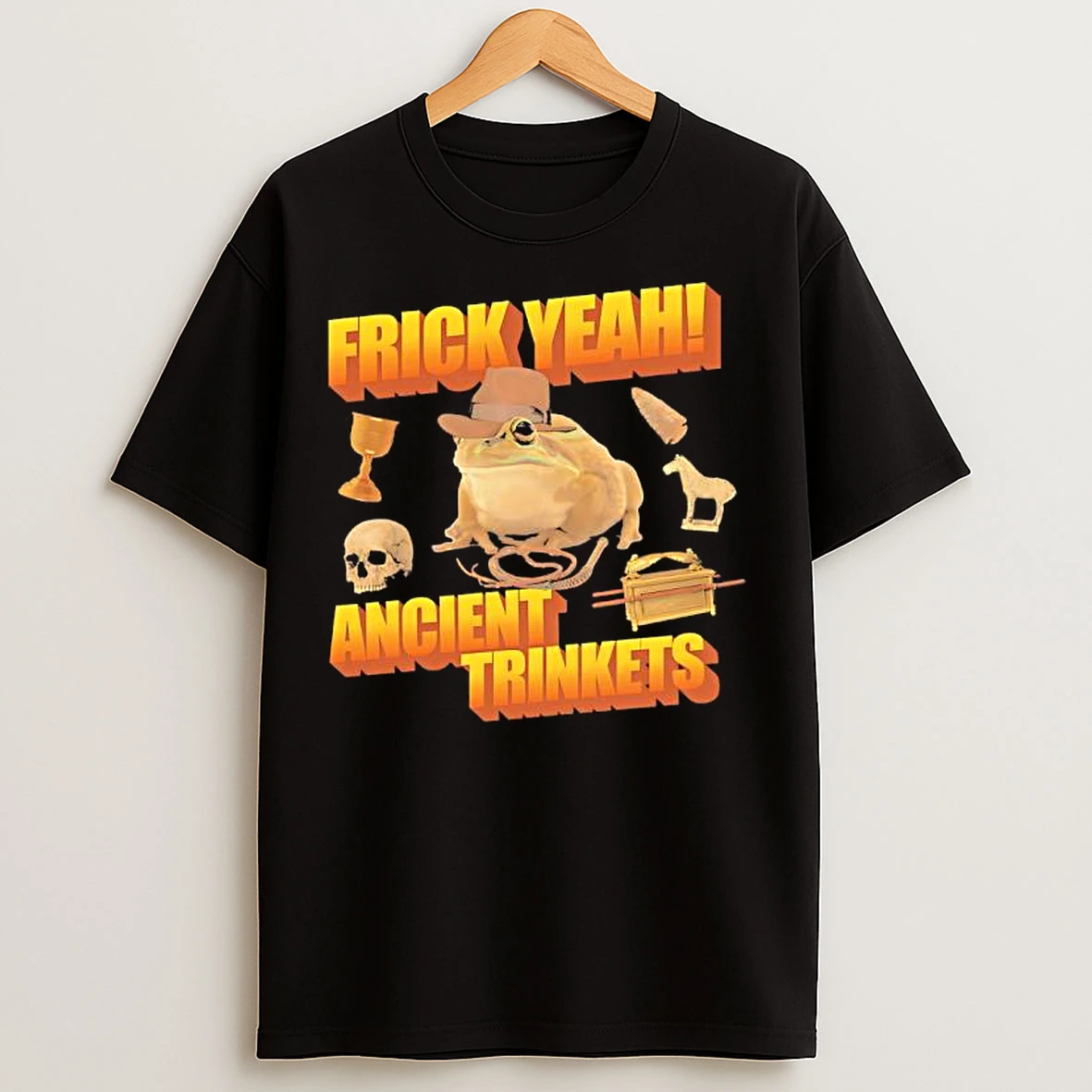 Classic Frick Yeah Ancient Trinkets Dark Frog Graphic T Shirts