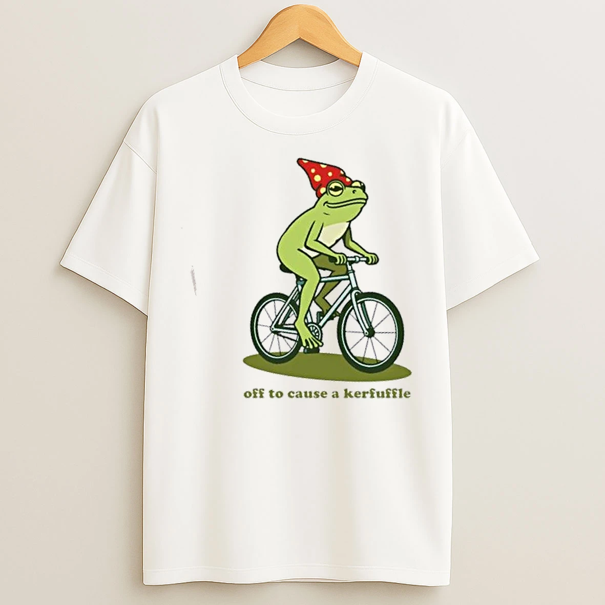 Classic Frog Bike Bicycle Off To Cause A Kerfuffle T Shirts