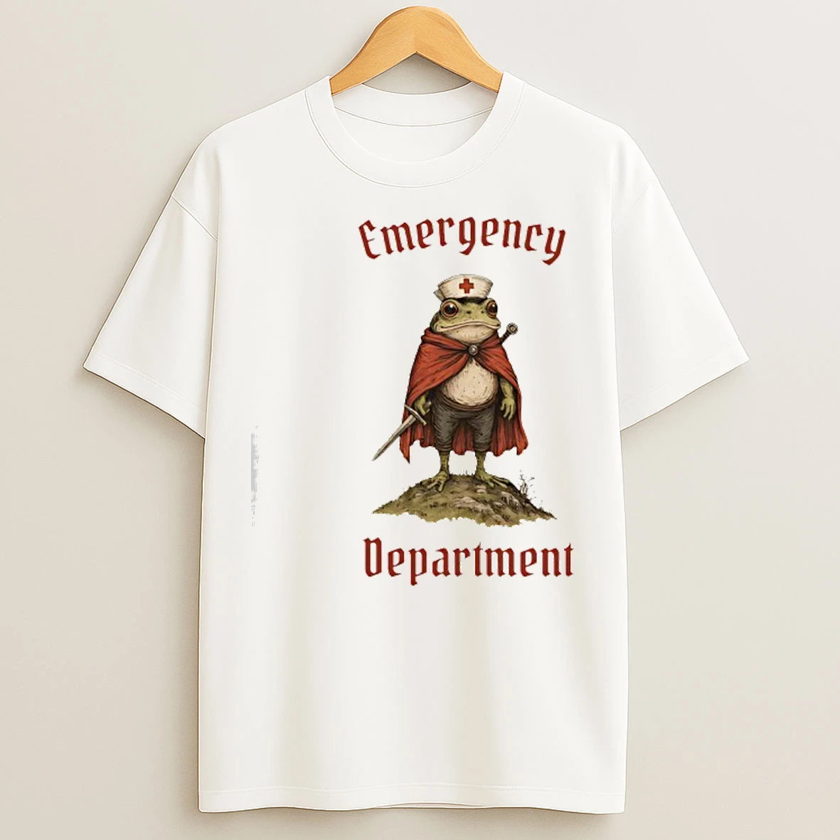 Classic Frog Medicine Emergency Department Nurse T Shirts
