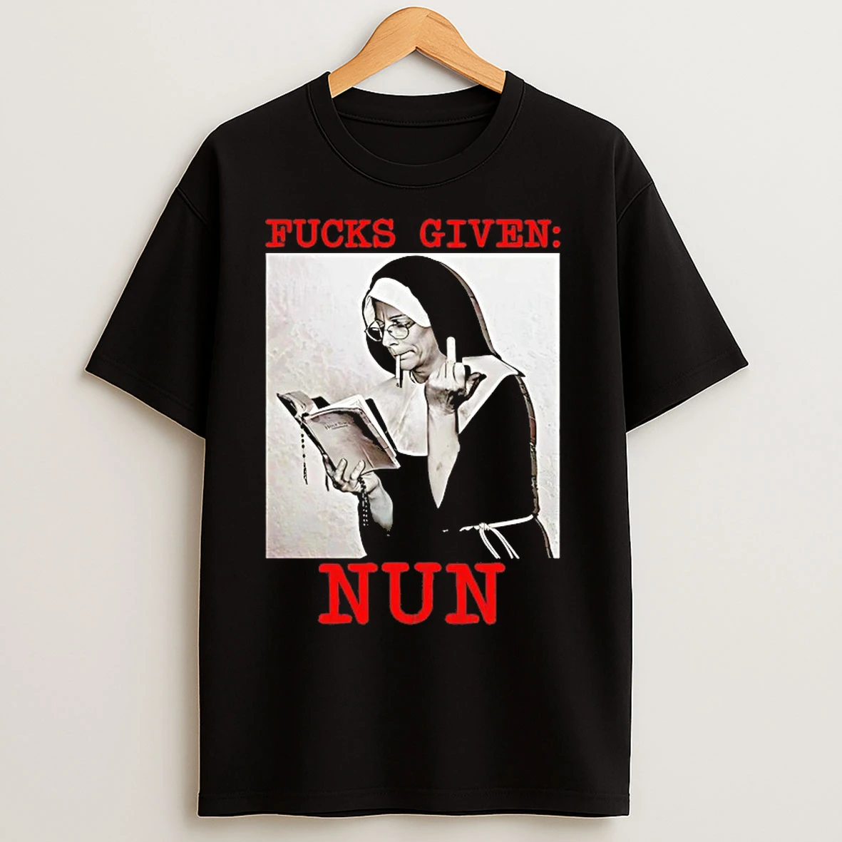 Classic Fucks Given Nun T Shirts