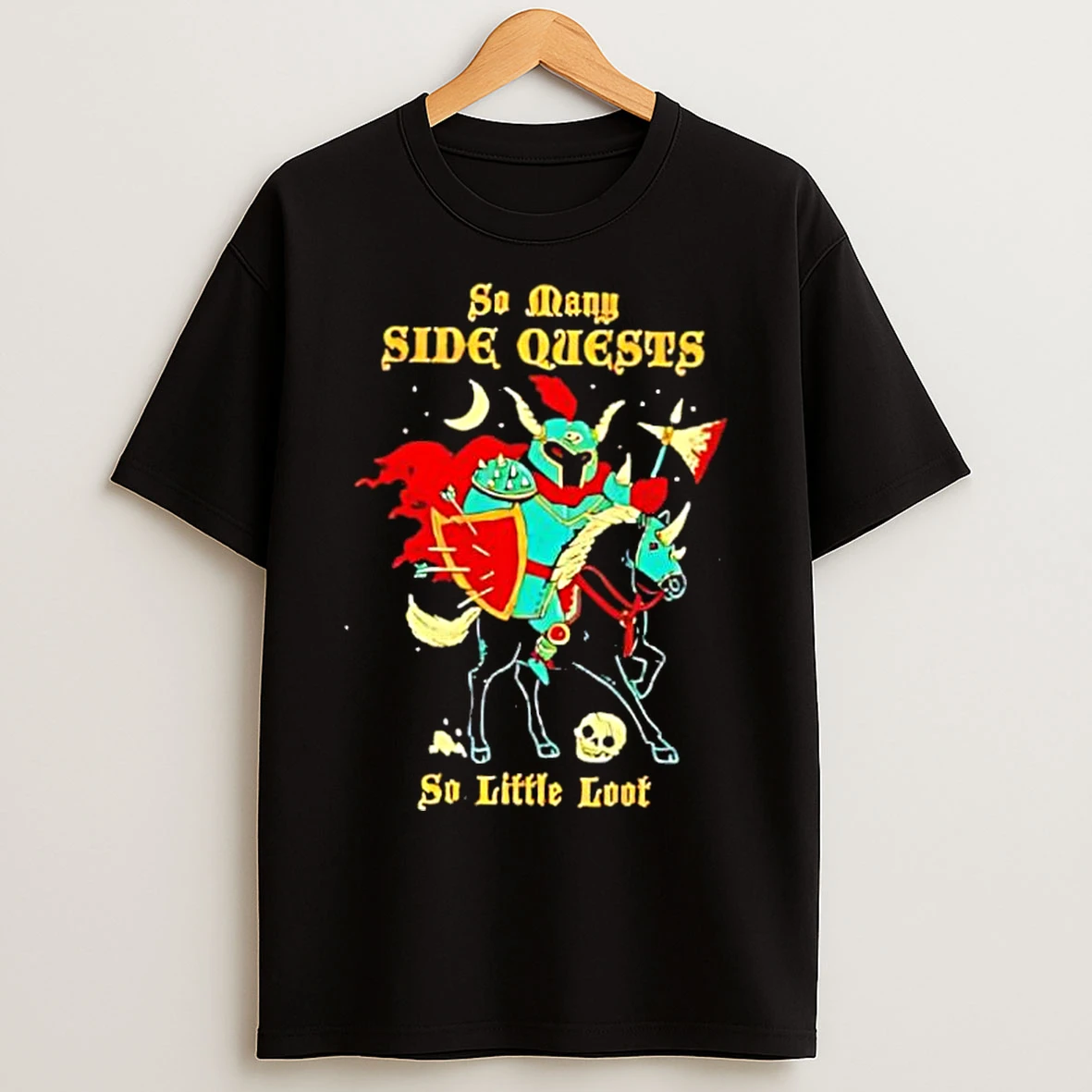 Classic Funny So Many Side Quests So Little Loot Graphic T Shirts