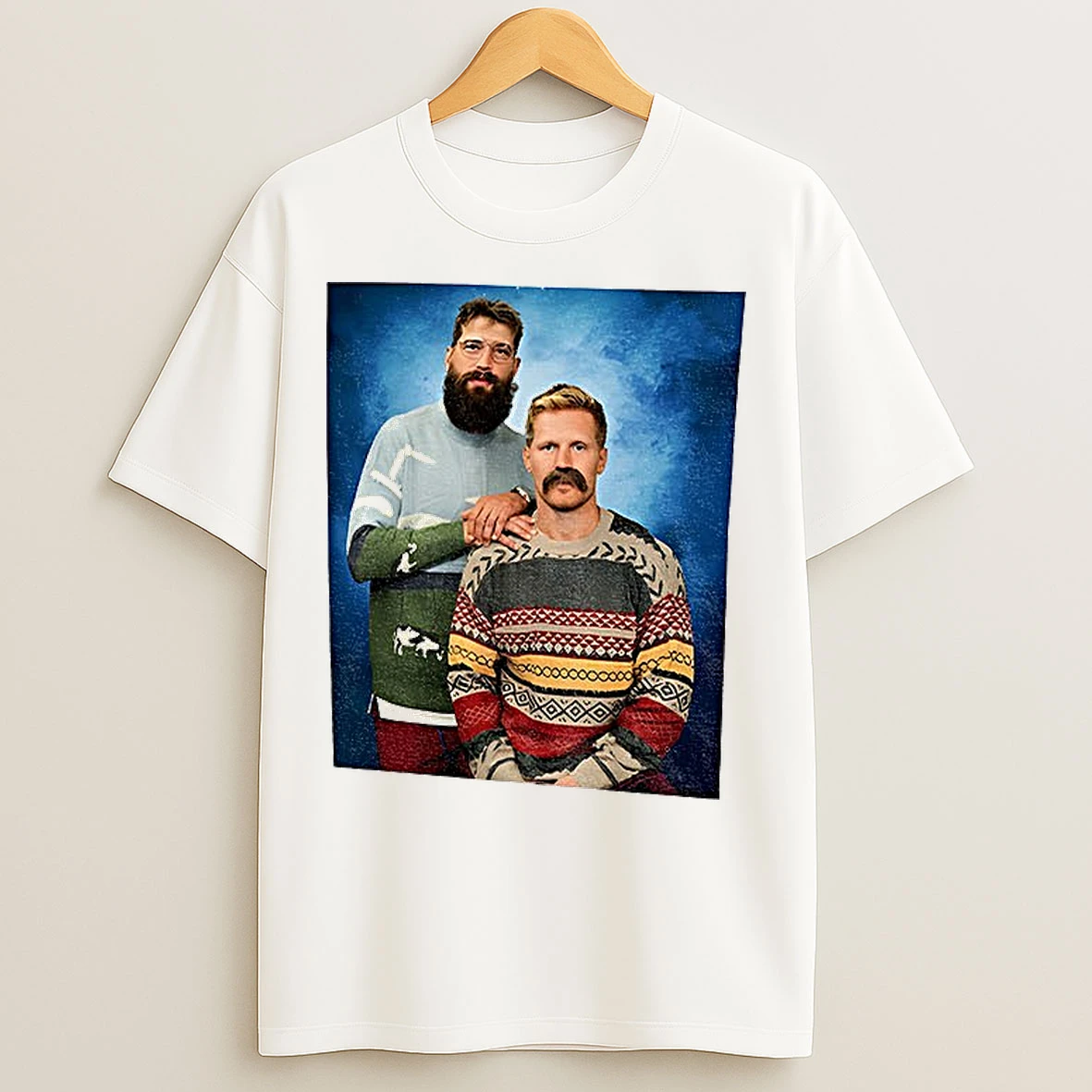 Classic Gabriel Landeskog Vs Brent Burns Colorado Avalanche Hockey Stepbrothers Merry Christmas T Shirts