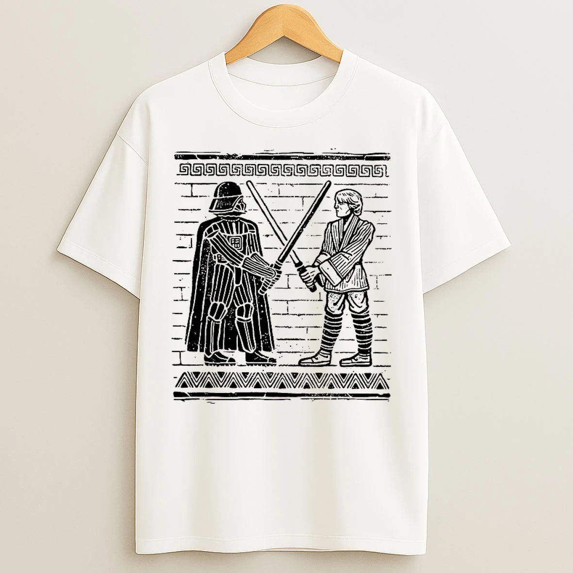 Classic Galactic Glyph Star Wars Sketch T Shirts