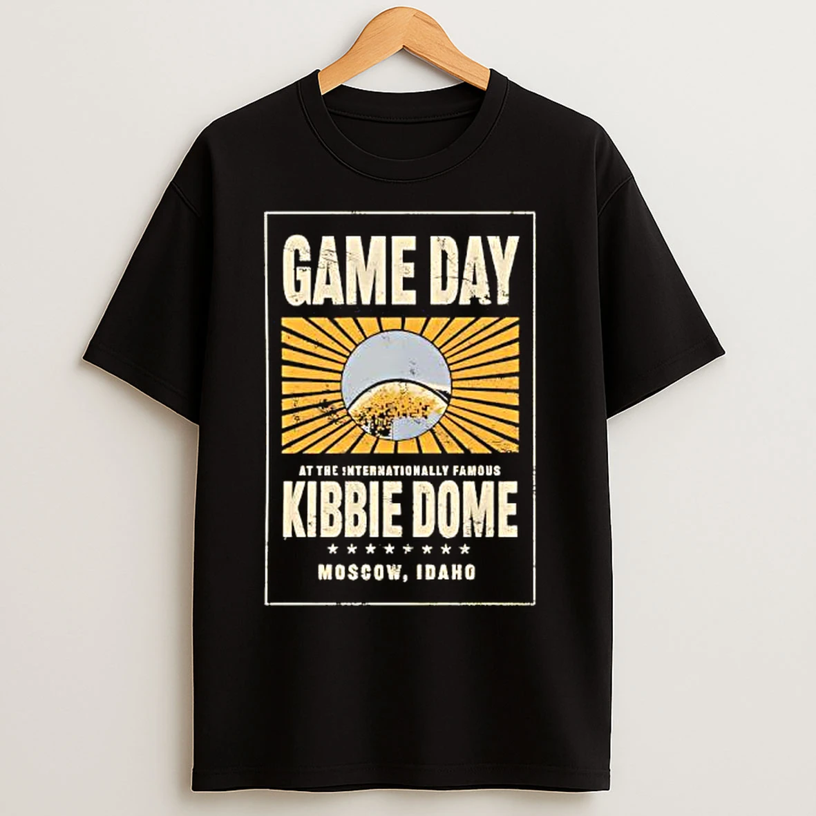 Classic Game Day Kibbie Dome Moscow Idaho Internationally Famous Venue T Shirts
