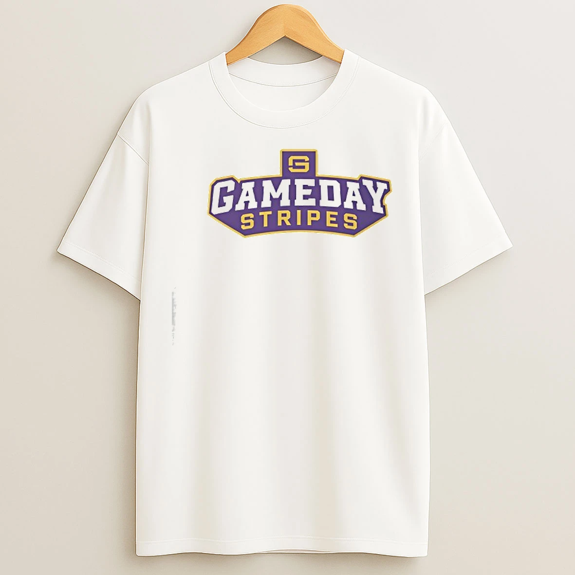 Classic Gameday Stripes Logo T Shirts