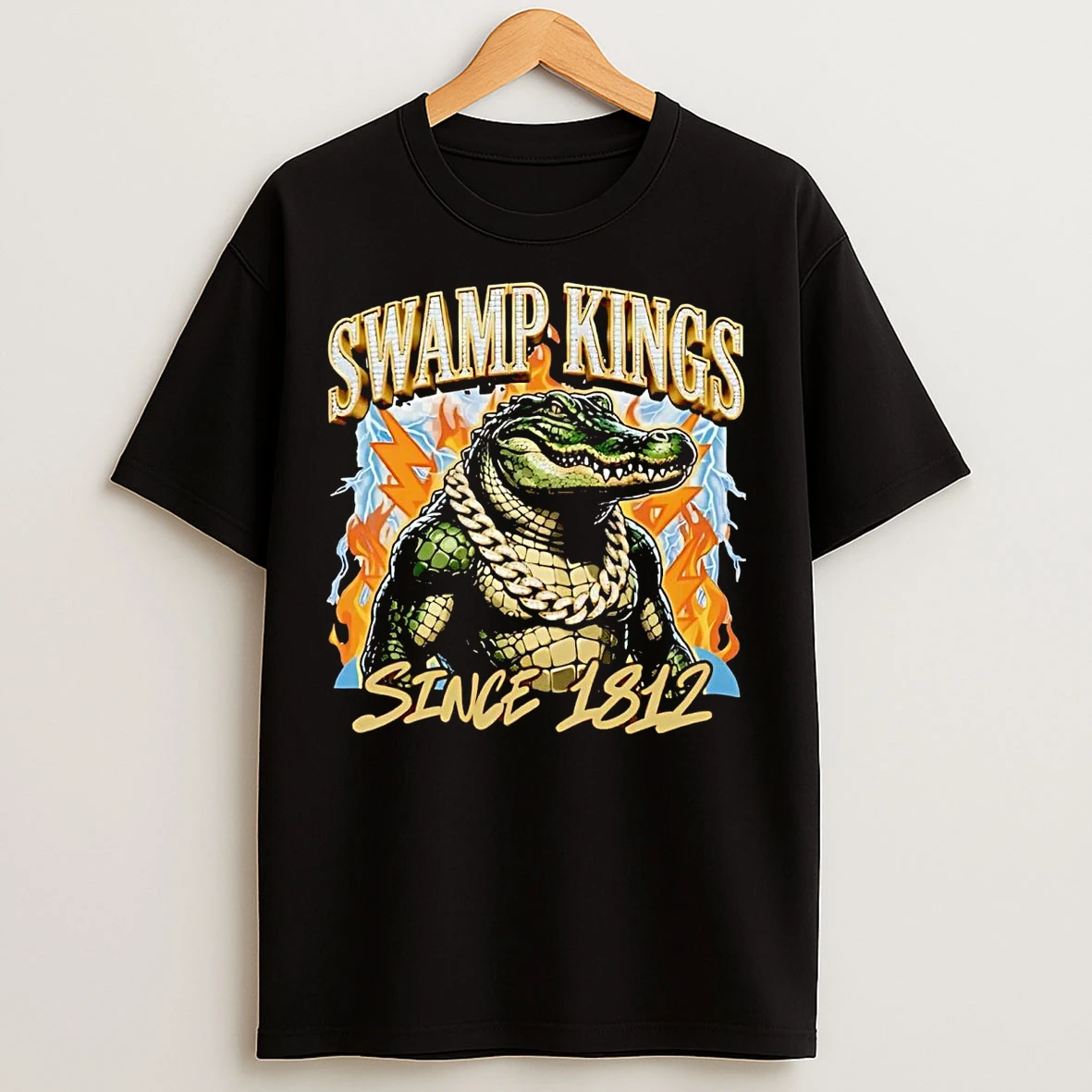 Classic Gator Swamp Kings Since 1812 T Shirts