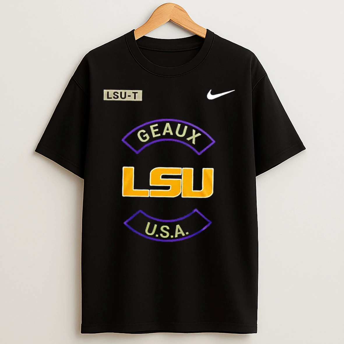Classic Geaux Lsu Tigers Salute To Service American Flag T Shirts