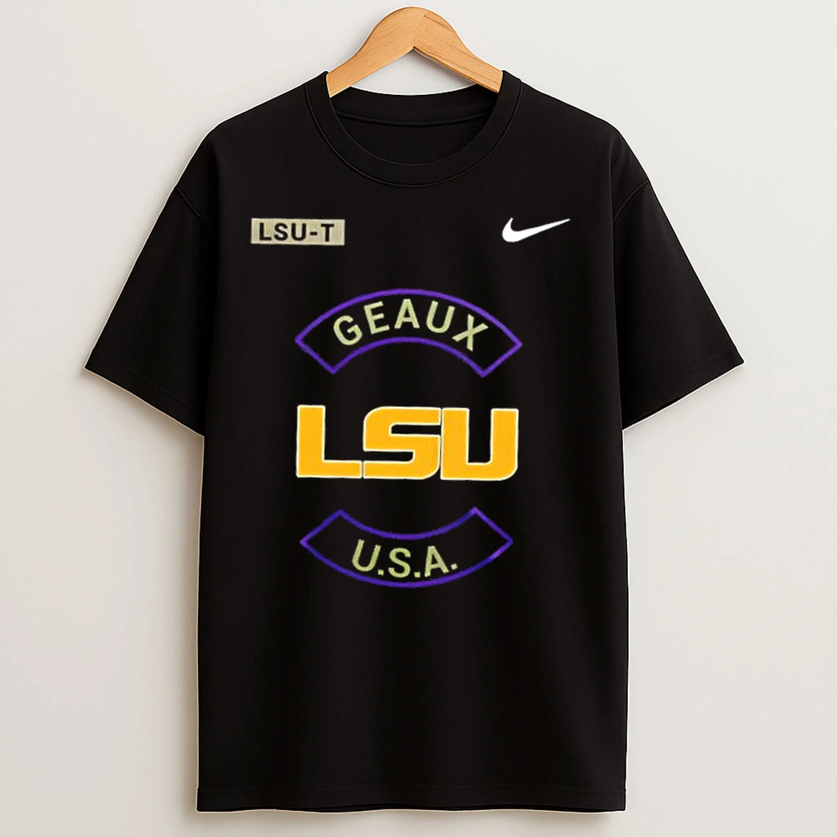 Classic Geaux Lsu Tigers Salute To Service Us Flag T Shirts