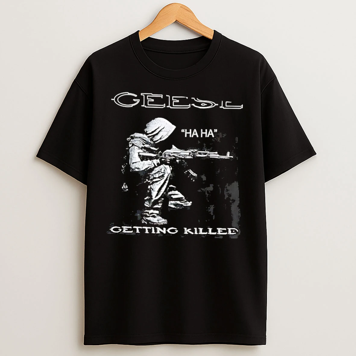 Classic Geese Getting Killed Ha Ha Night T Shirts