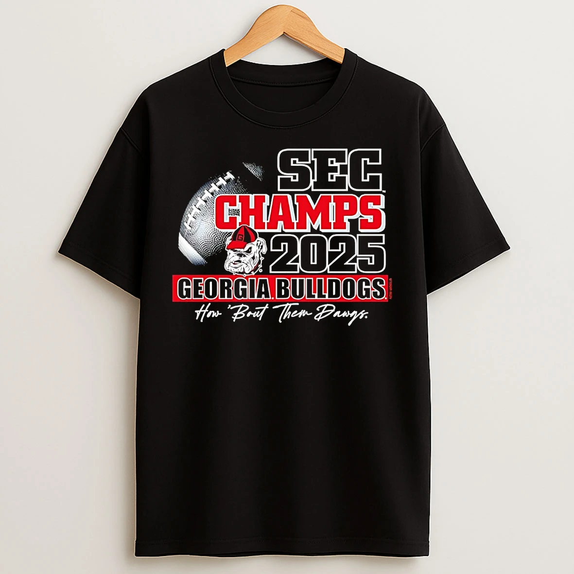 Classic Geogria Bulldogs Uga 2025 Sec Champions How About Them Dawgs T Shirts