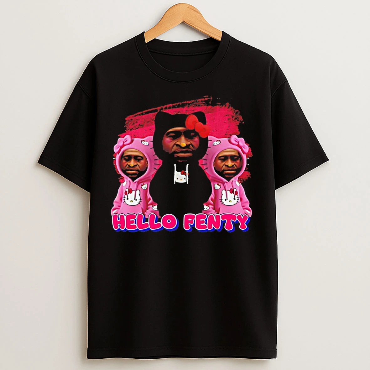 Classic George Floyd Hello Fenty Hello Kitty T Shirts