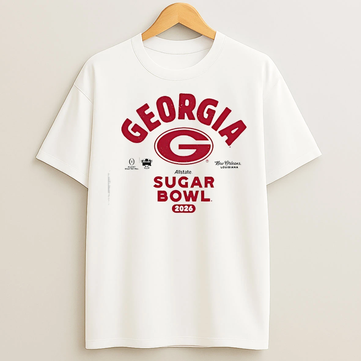 Classic Georgia 2026 Allstate Sugar Bowl Bound Logo T Shirts