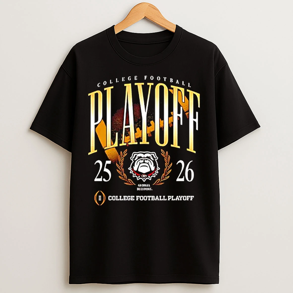 Classic Georgia Bulldog 25 26 College Football Playoff T Shirts