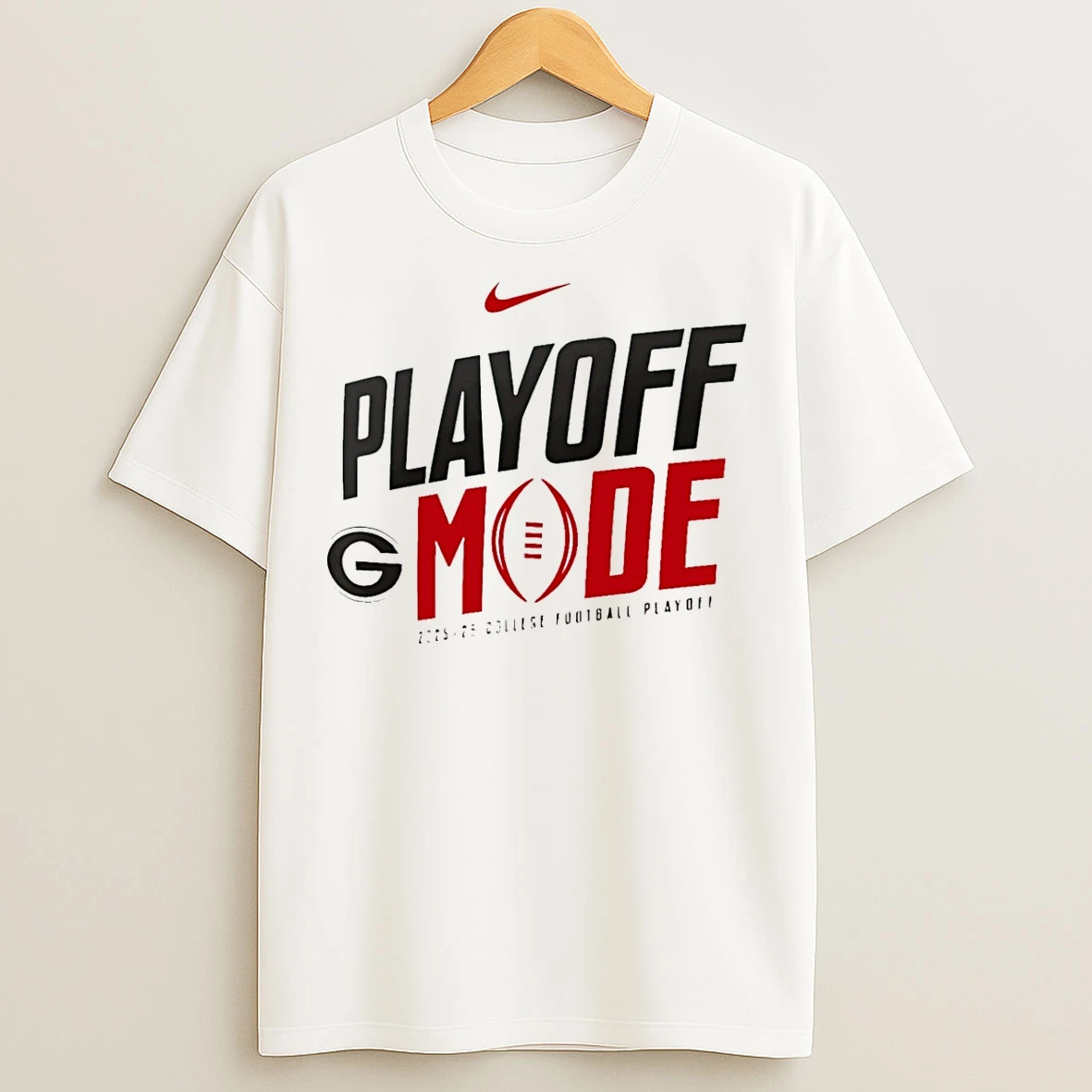 Classic Georgia Bulldogs 2025 26 College Football Playoff Mode Pass Protection T Shirts