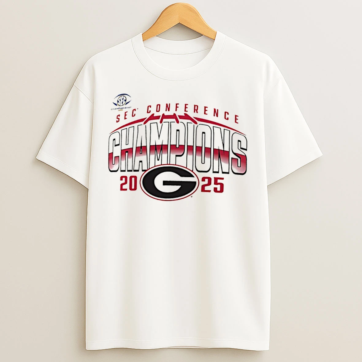 Classic Georgia Bulldogs 2025 Sec Football Champions T Shirts