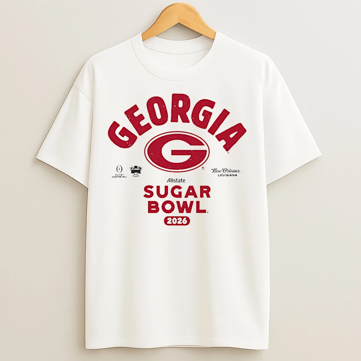 Classic Georgia Bulldogs 2026 Allstate Sugar Bowl Bound T Shirts