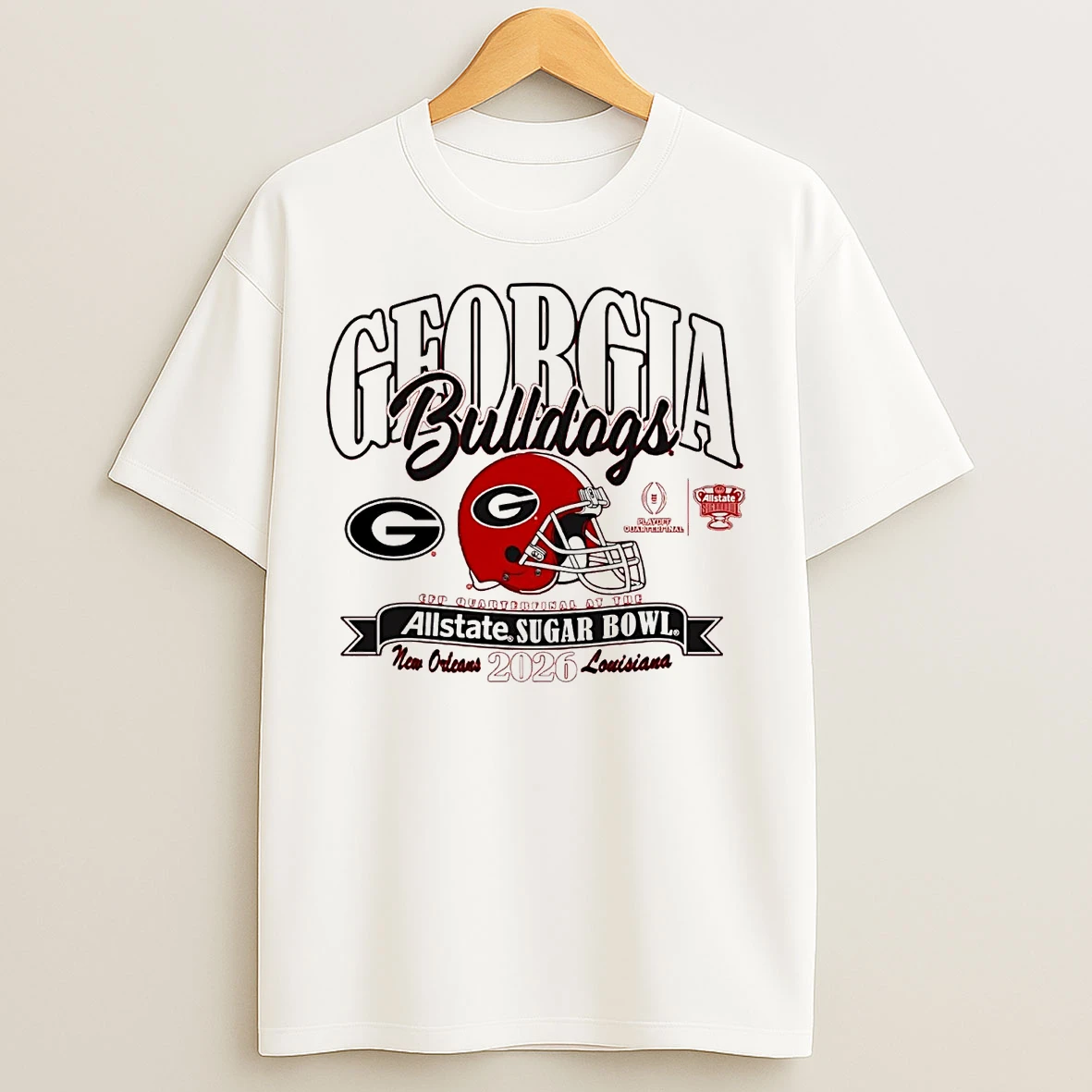 Classic Georgia Bulldogs 2026 Allstate Sugar Bowl Cfp Quarterfinal T Shirts