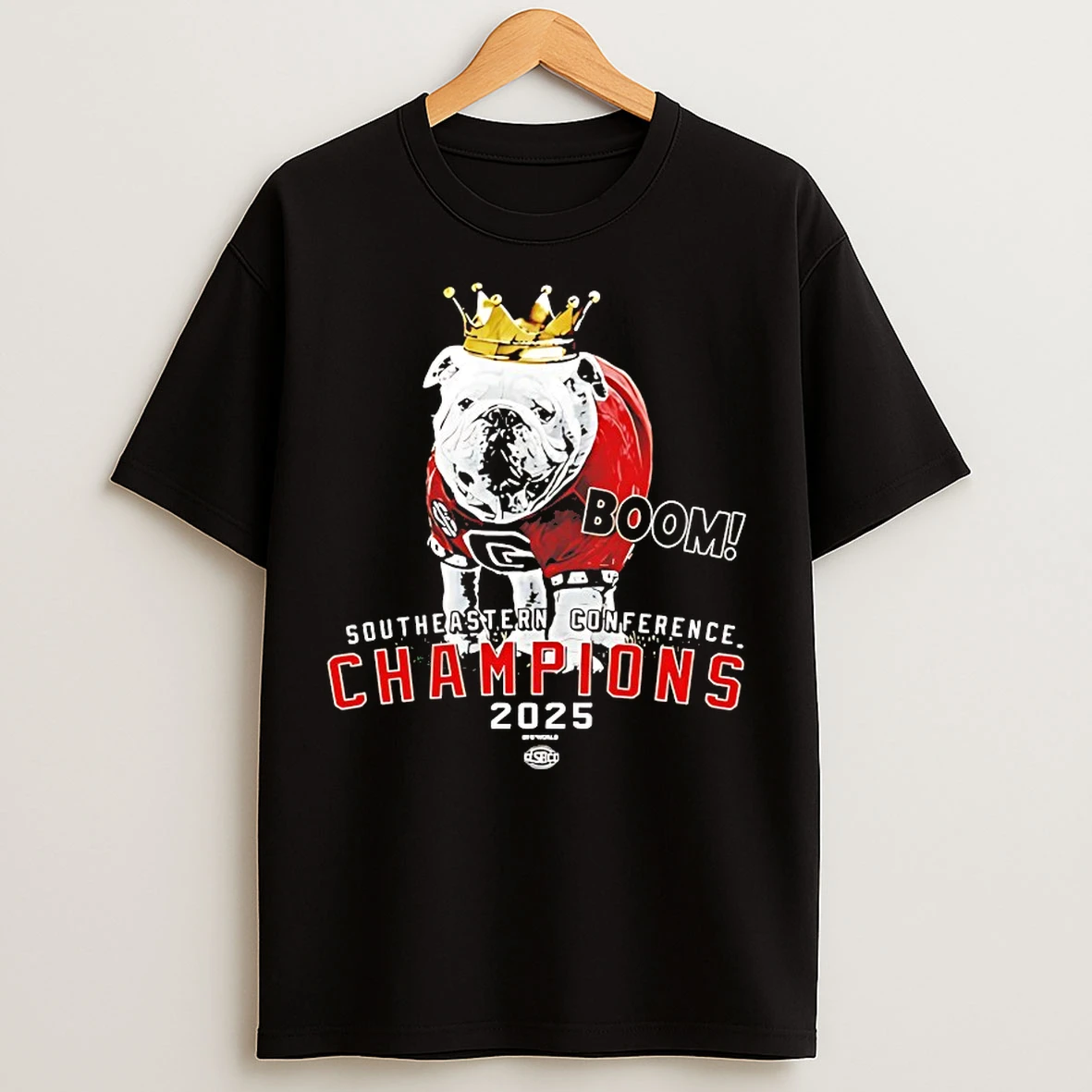Classic Georgia Bulldogs Boom 2025 Sec Championship T Shirts