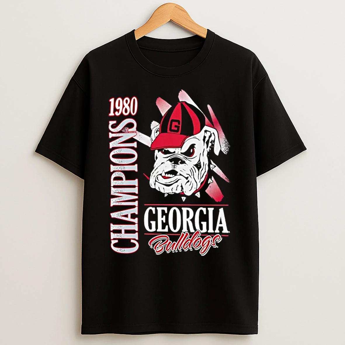 Classic Georgia Bulldogs Champions 1980 T Shirts