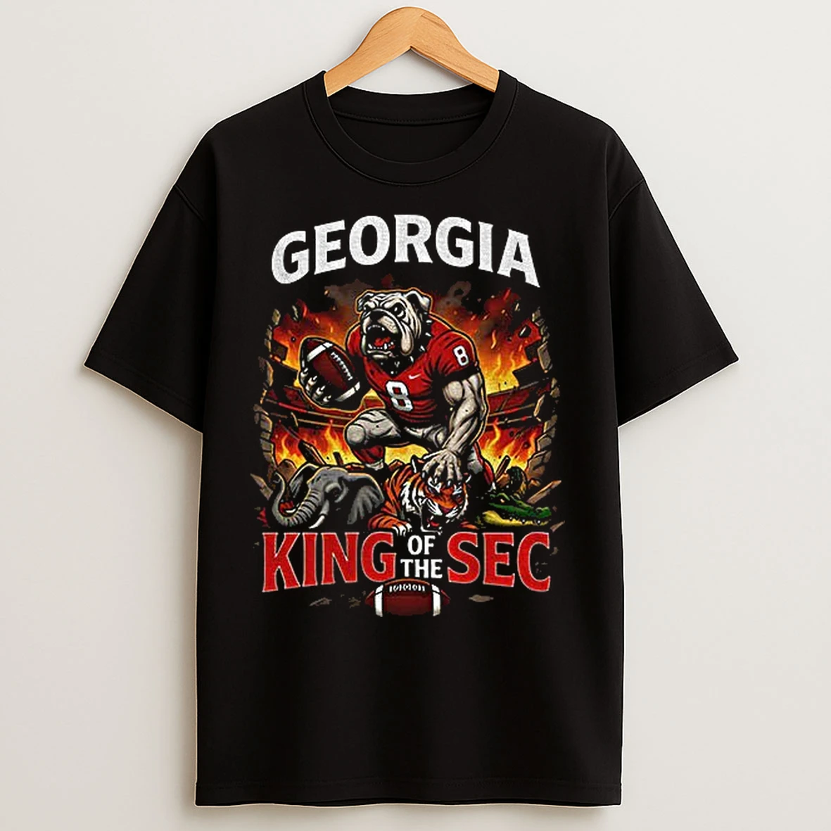 Classic Georgia Bulldogs Kings Of The Sec 2025 T Shirts