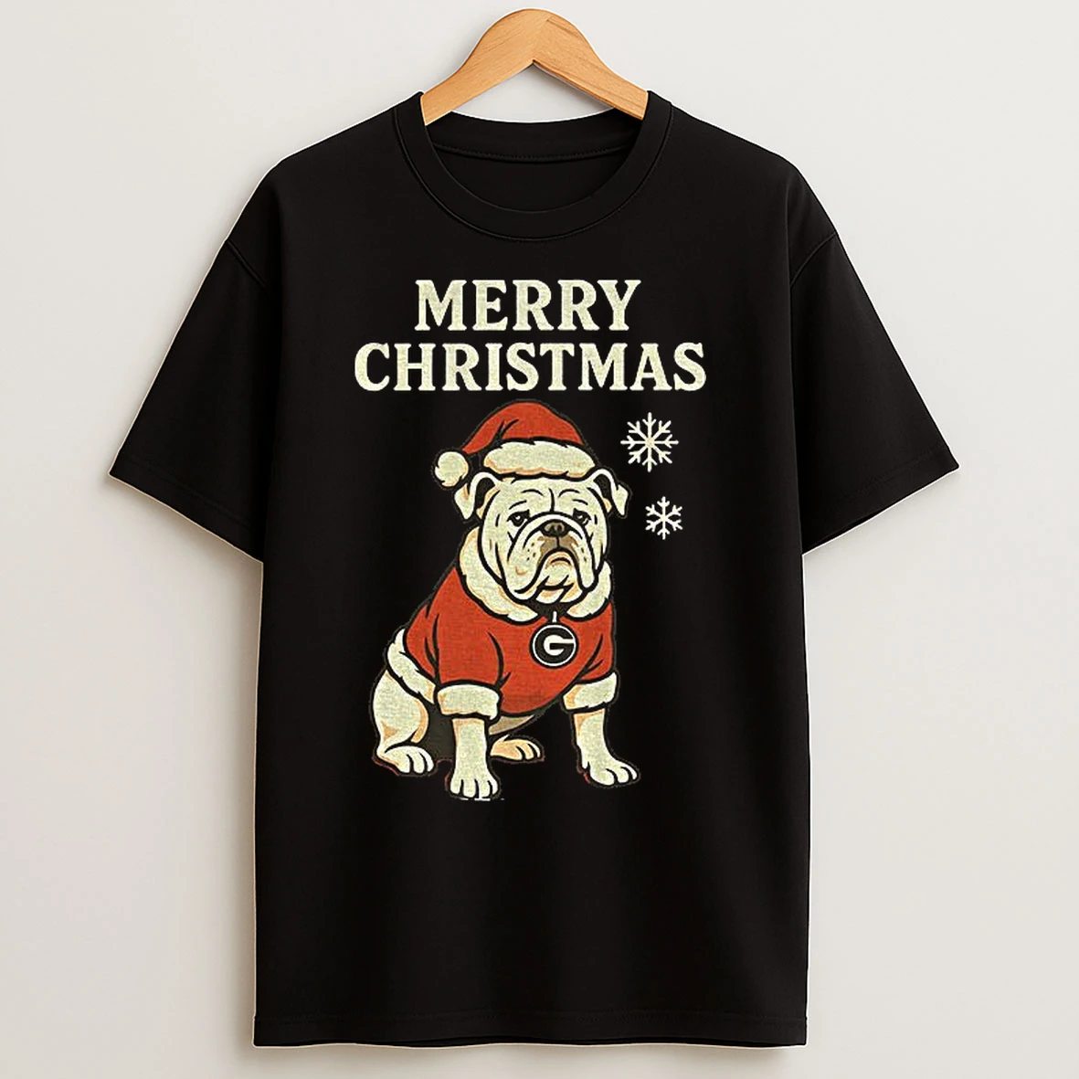 Classic Georgia Bulldogs Merry Christmas T Shirts