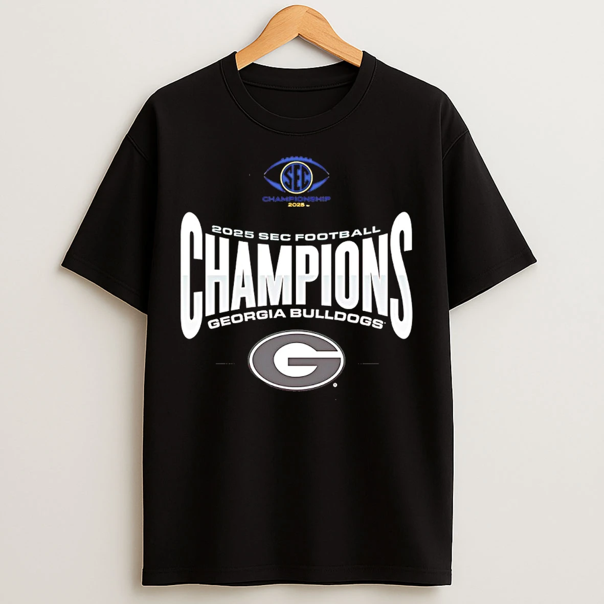 Classic Georgia Bulldogs Sec Football Champions 2025 T Shirts