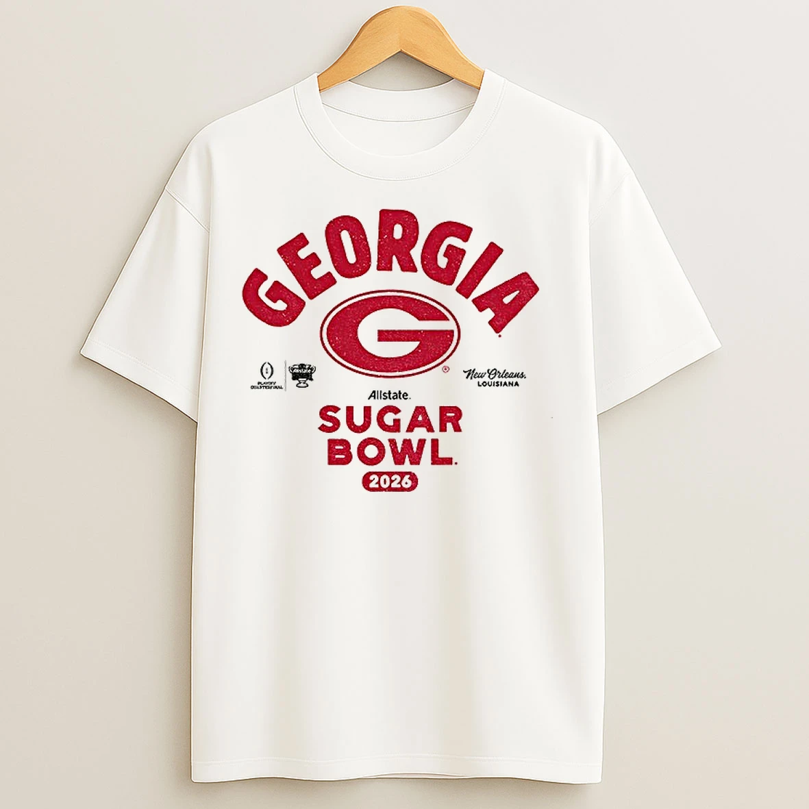 Classic Georgia Bulldogs Sugar Bowl 2026 Allstate New Orleans Louisiana T Shirts