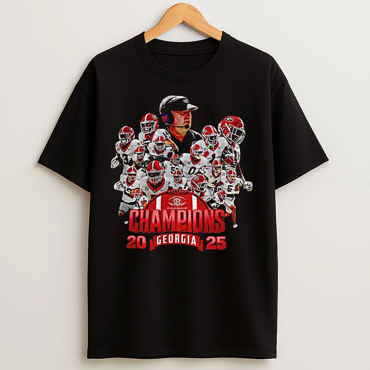 Classic Georgia Bulldogs Victory Go Dawgs Sec Championship 2025 T Shirts