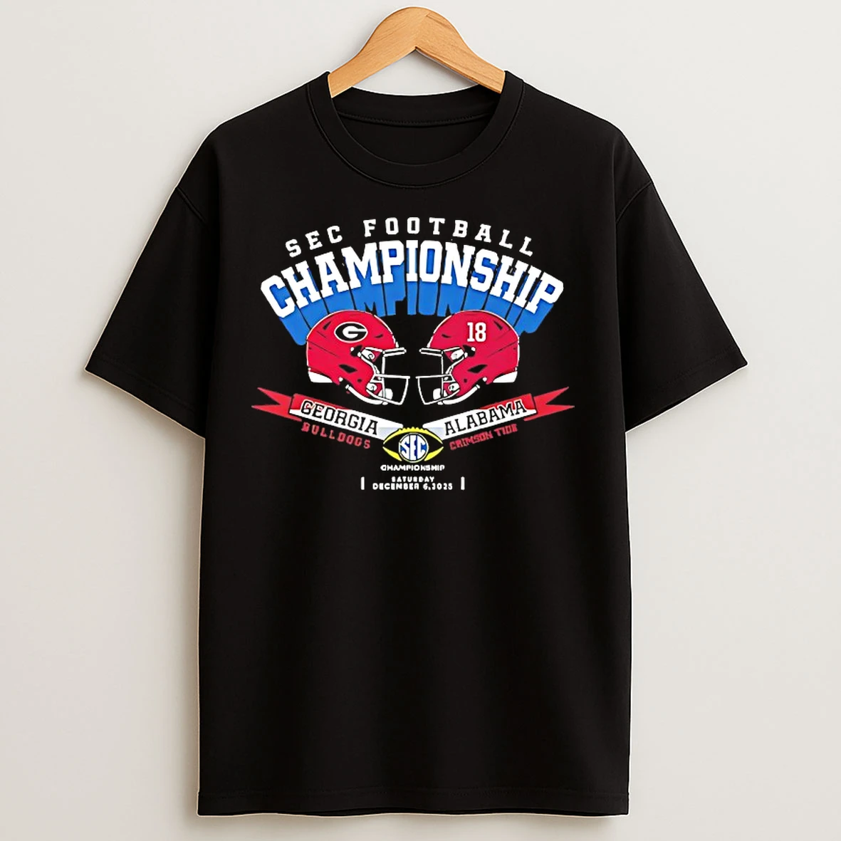 Classic Georgia Bulldogs Vs Alabama Crimson Tide Sec Championship 2025 T Shirts