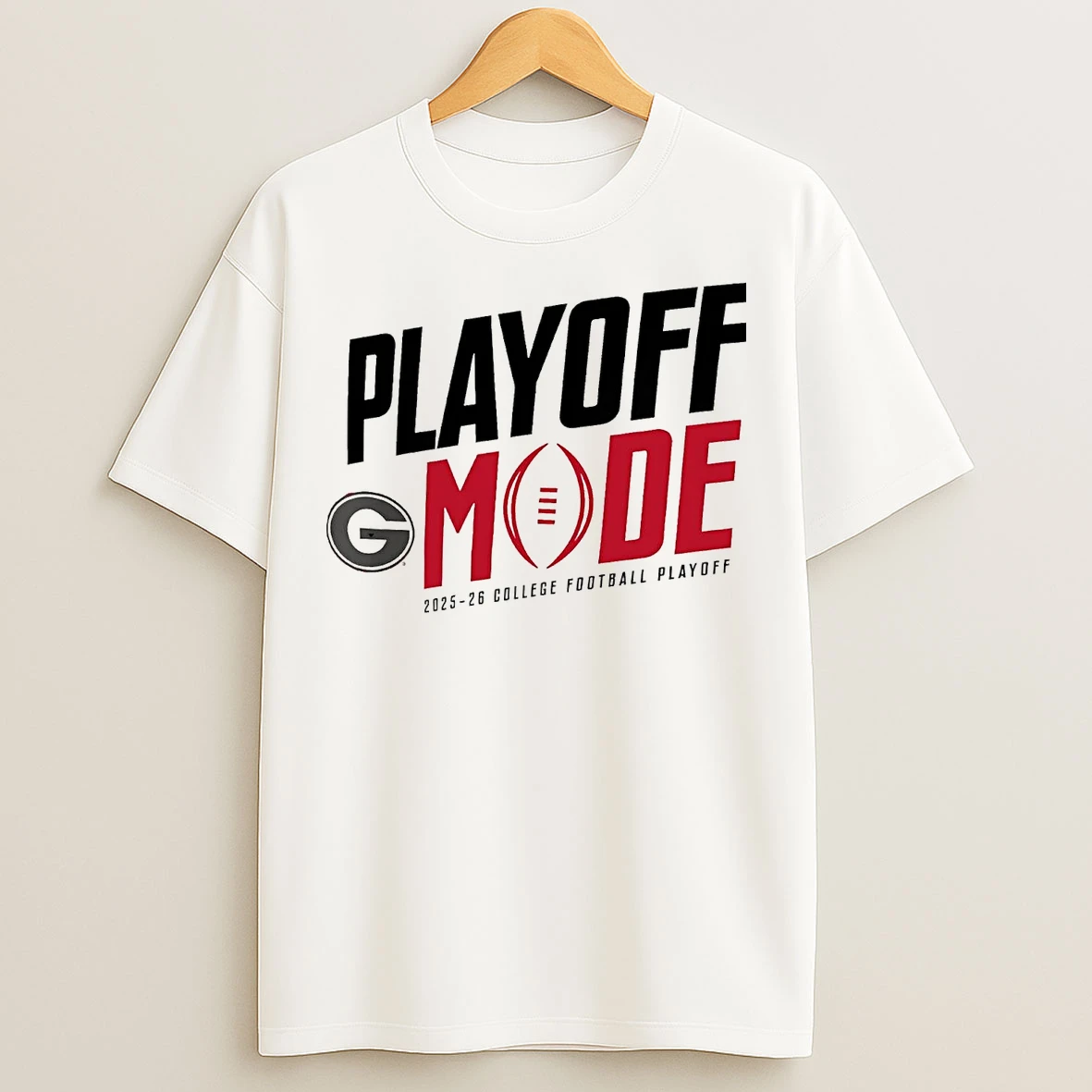 Classic Georgia Bulldogs Playoff Mode 2025 26 College Football Playoff T Shirts