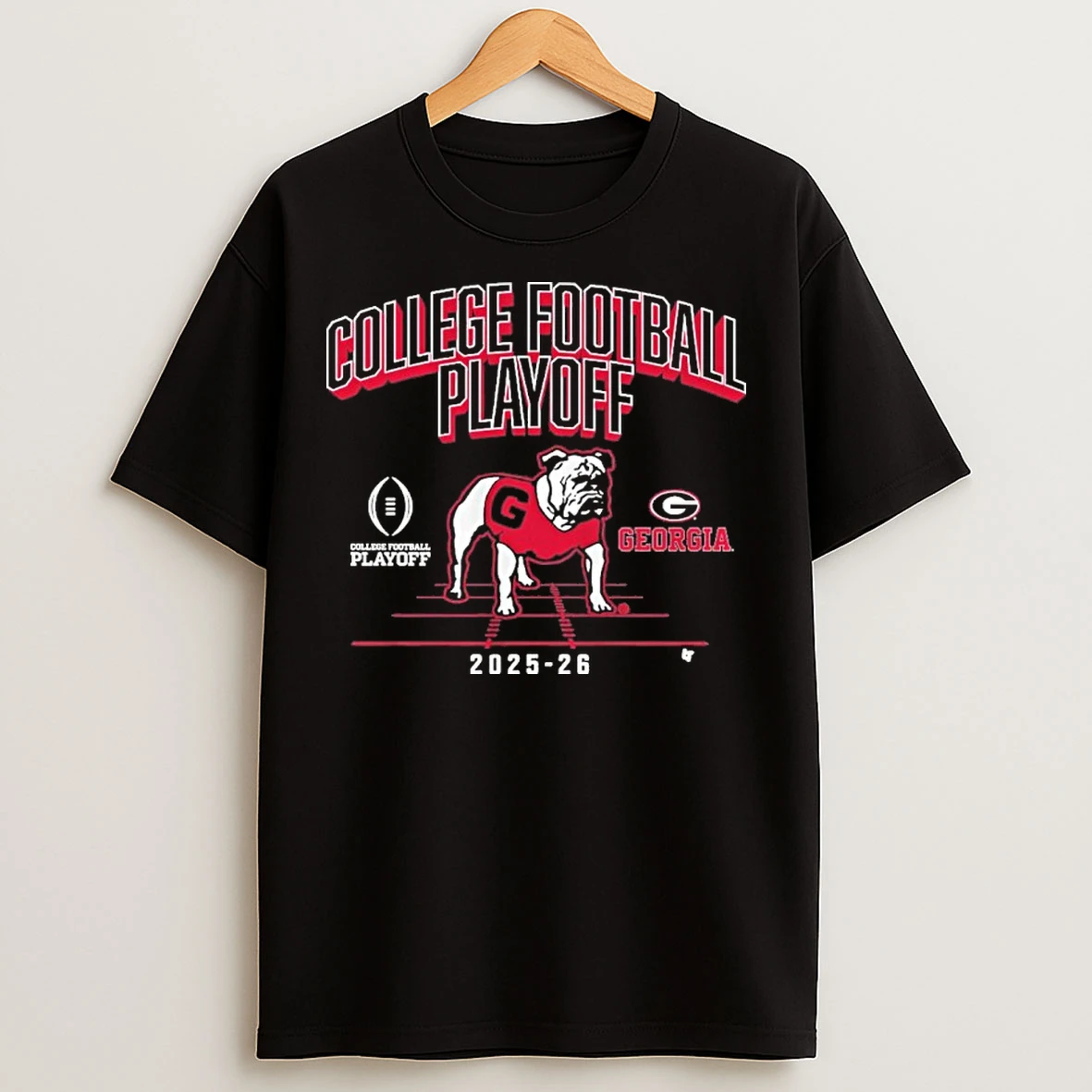 Classic Georgia Football 2025 Cfp Mascot T Shirts