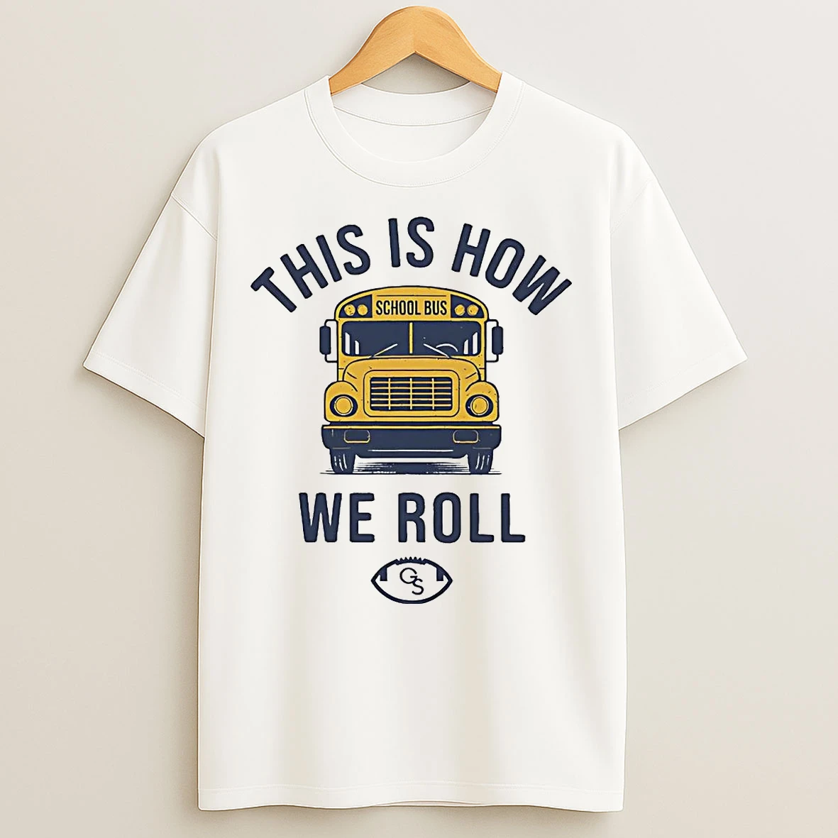Classic Georgia Southern School Bus This Is How We Roll T Shirts