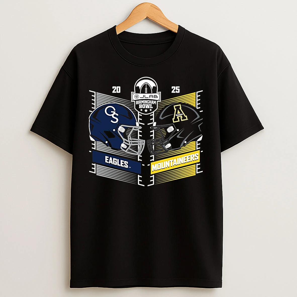 Classic Georgia Southern Vs Appalachian State 2025 Birmingham Bowl Head To Head T Shirts