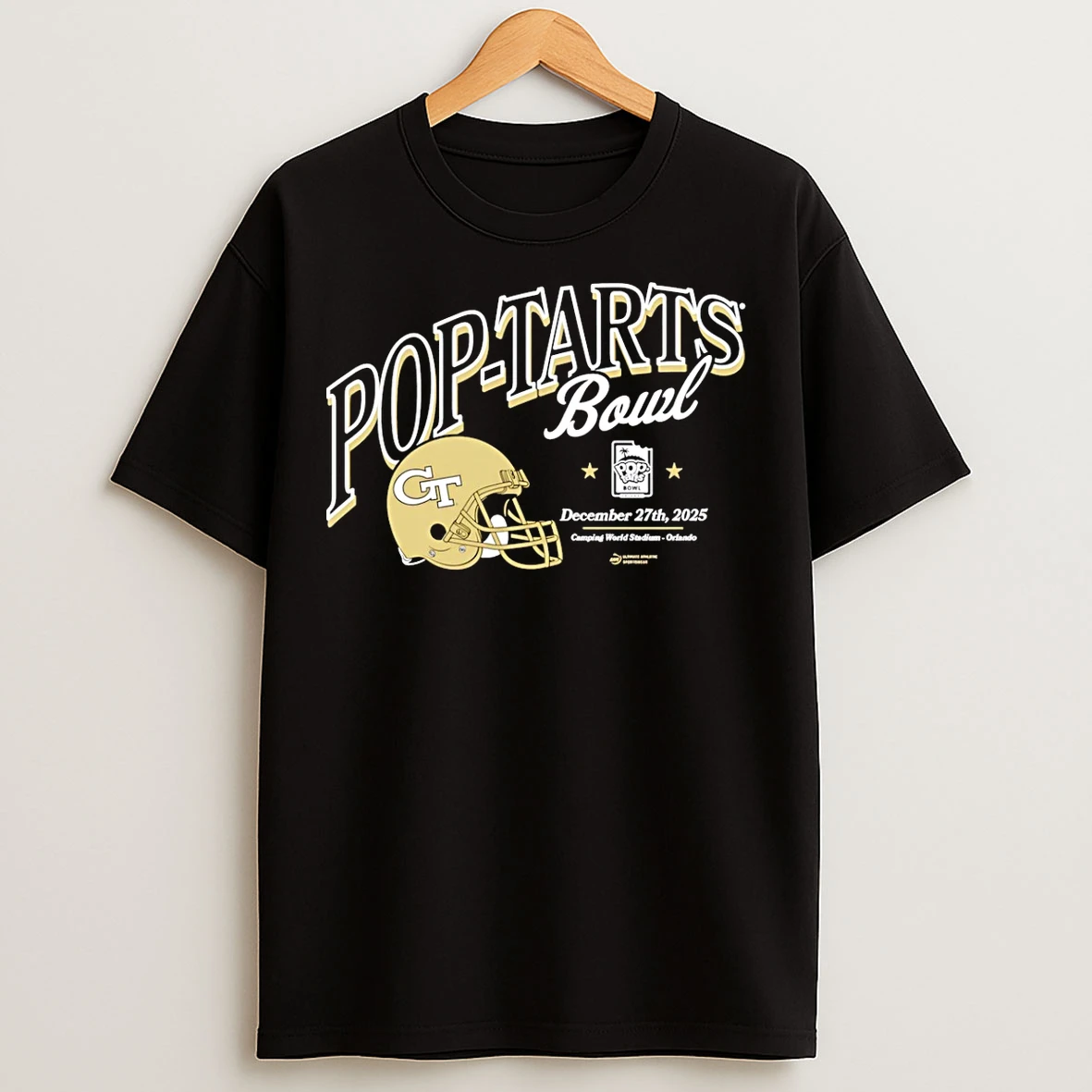 Classic Georgia Tech Yellow Jackets 2025 Pop Tarts Bowl Helmet T Shirts
