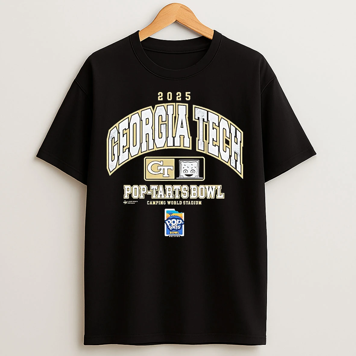 Classic Georgia Tech Yellow Jackets 2025 Pop Tarts Bowl Stadium T Shirts