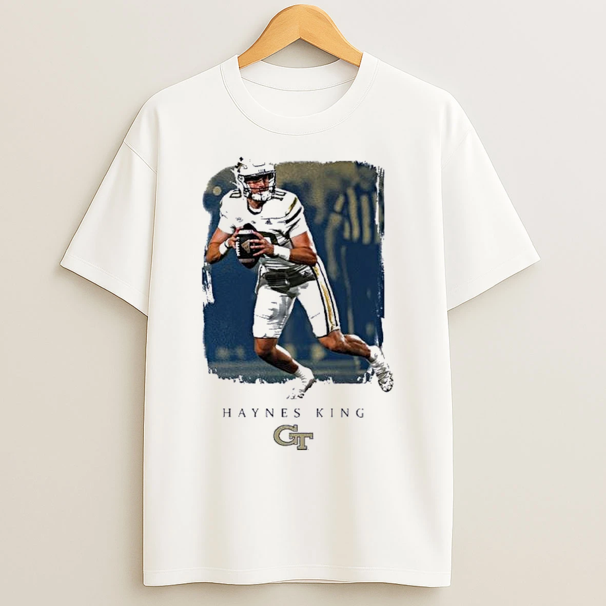 Classic Georgia Tech Yellow Jackets Football 10 Haynes King T Shirts