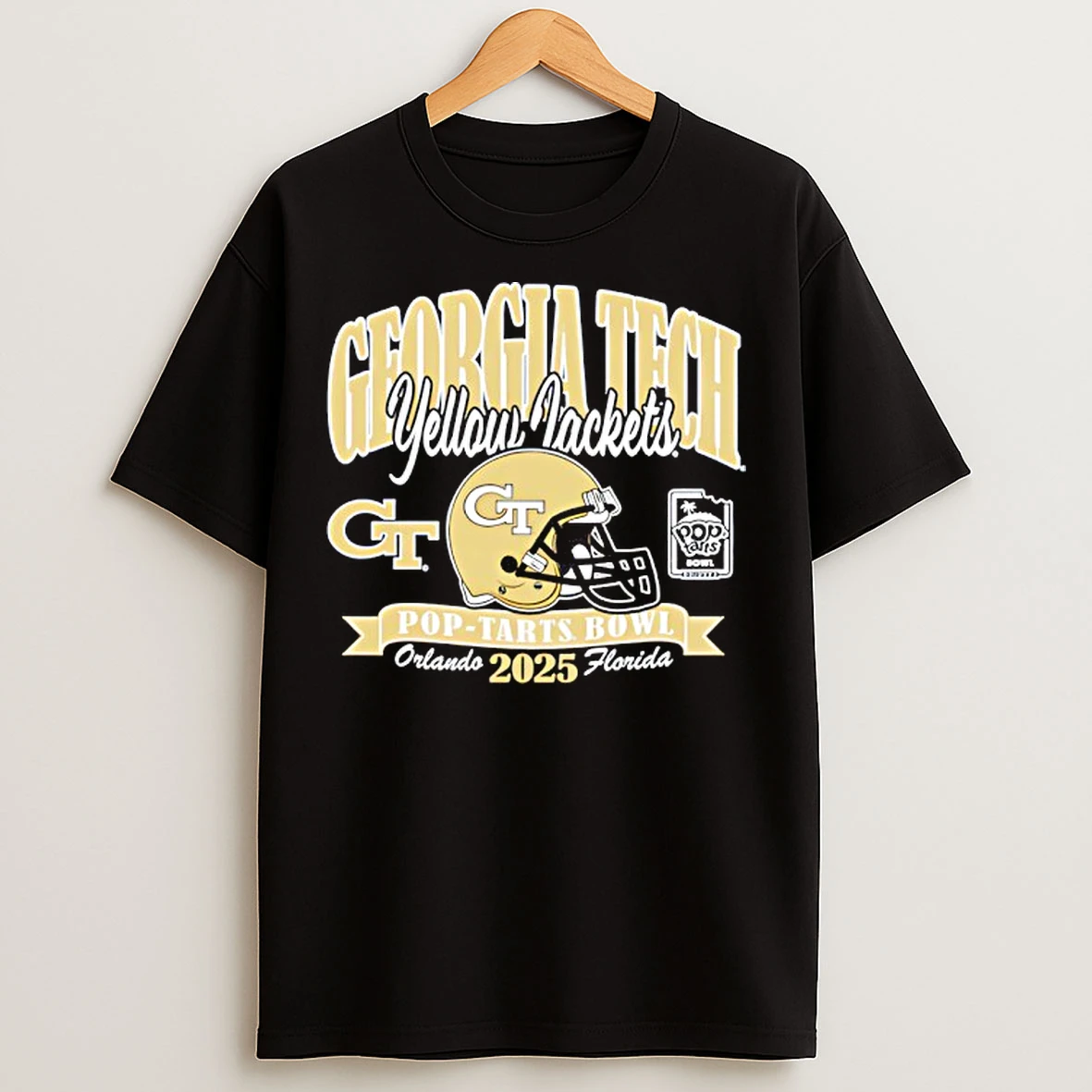 Classic Georgia Tech Yellow Jackets Football Pop Tarts Bowl 2025 T Shirts