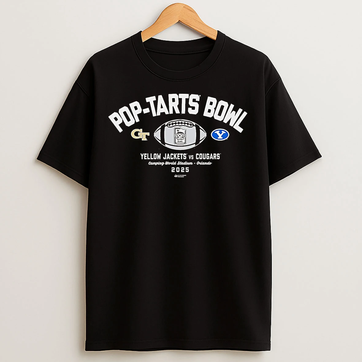 Classic Georgia Tech Yellow Jackets Vs Byu Cougars 2025 Pop Tarts Bowl Stadium T Shirts