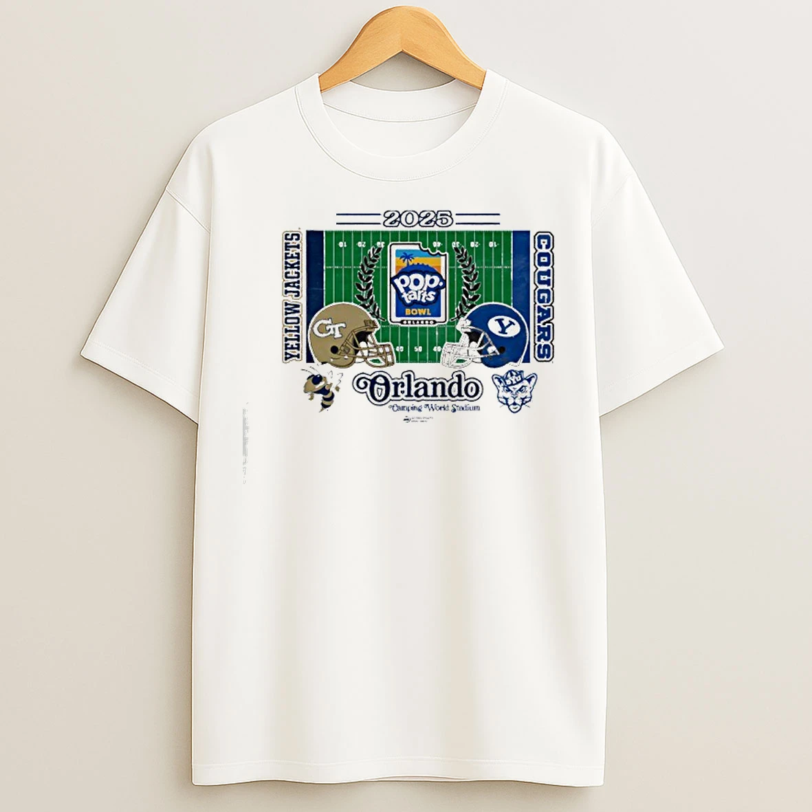 Classic Georgia Tech X Byu Pop Tarts Bowl Camping World Stadium T Shirts