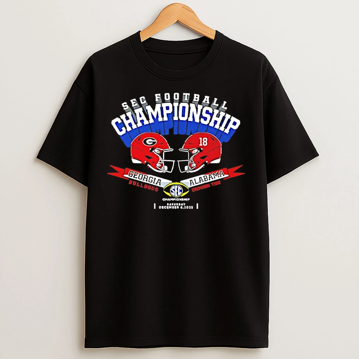 Classic Georgia Vs Alabama Sec Championship 2025 T Shirts