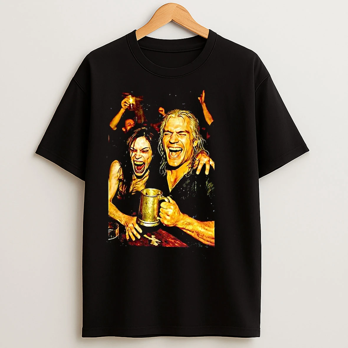 Classic Geralt And Yennefer The Witcher Party T Shirts