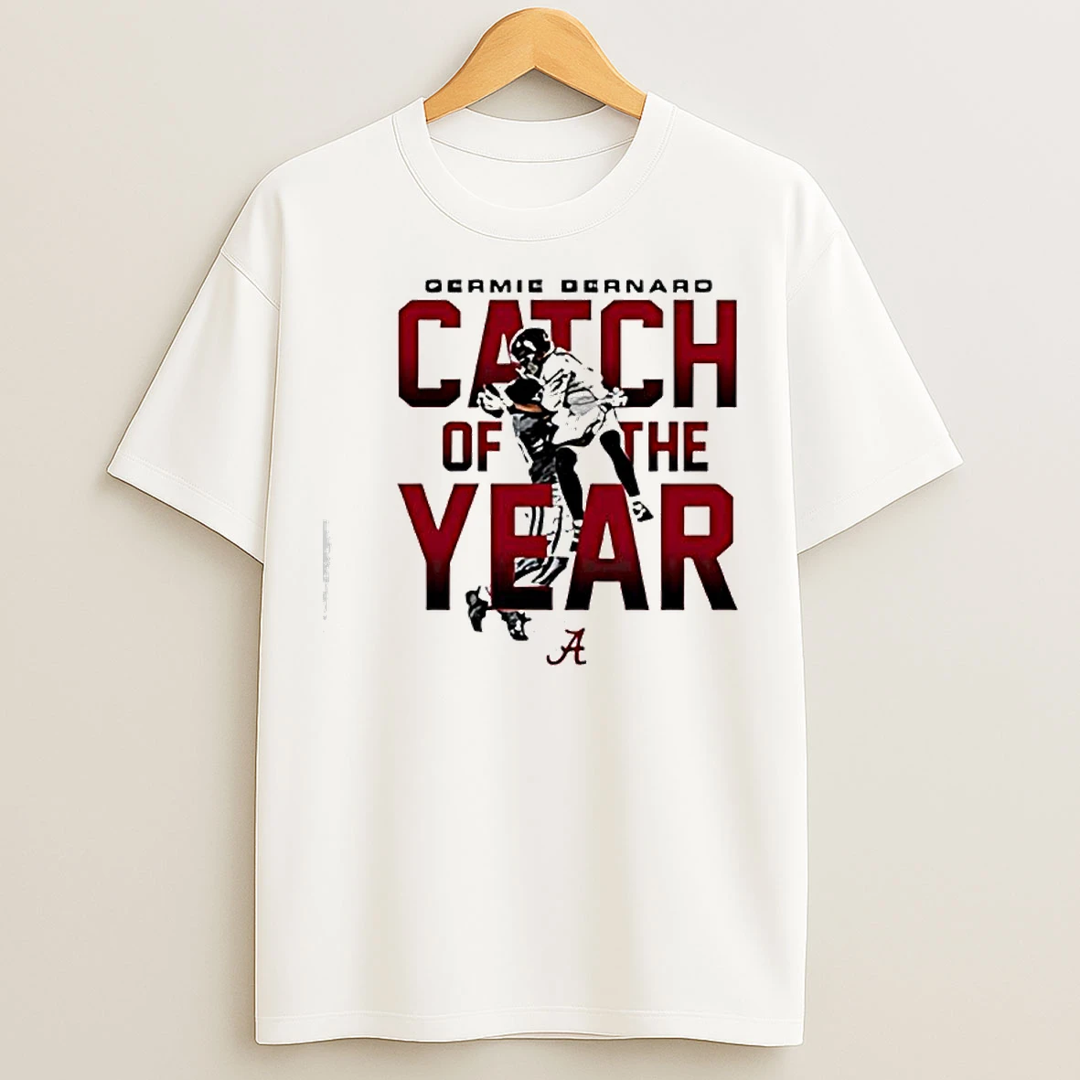 Classic Germie Bernard Alabama Crimson Tide Catch Of The Year T Shirts