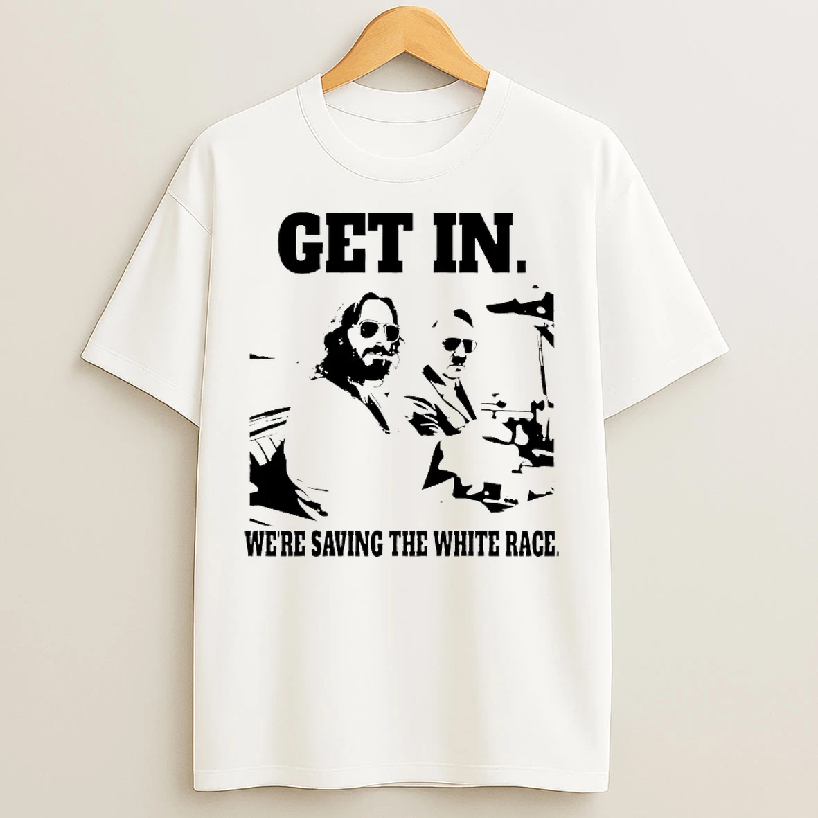 Classic Get In Were Saving The White Rage T Shirts