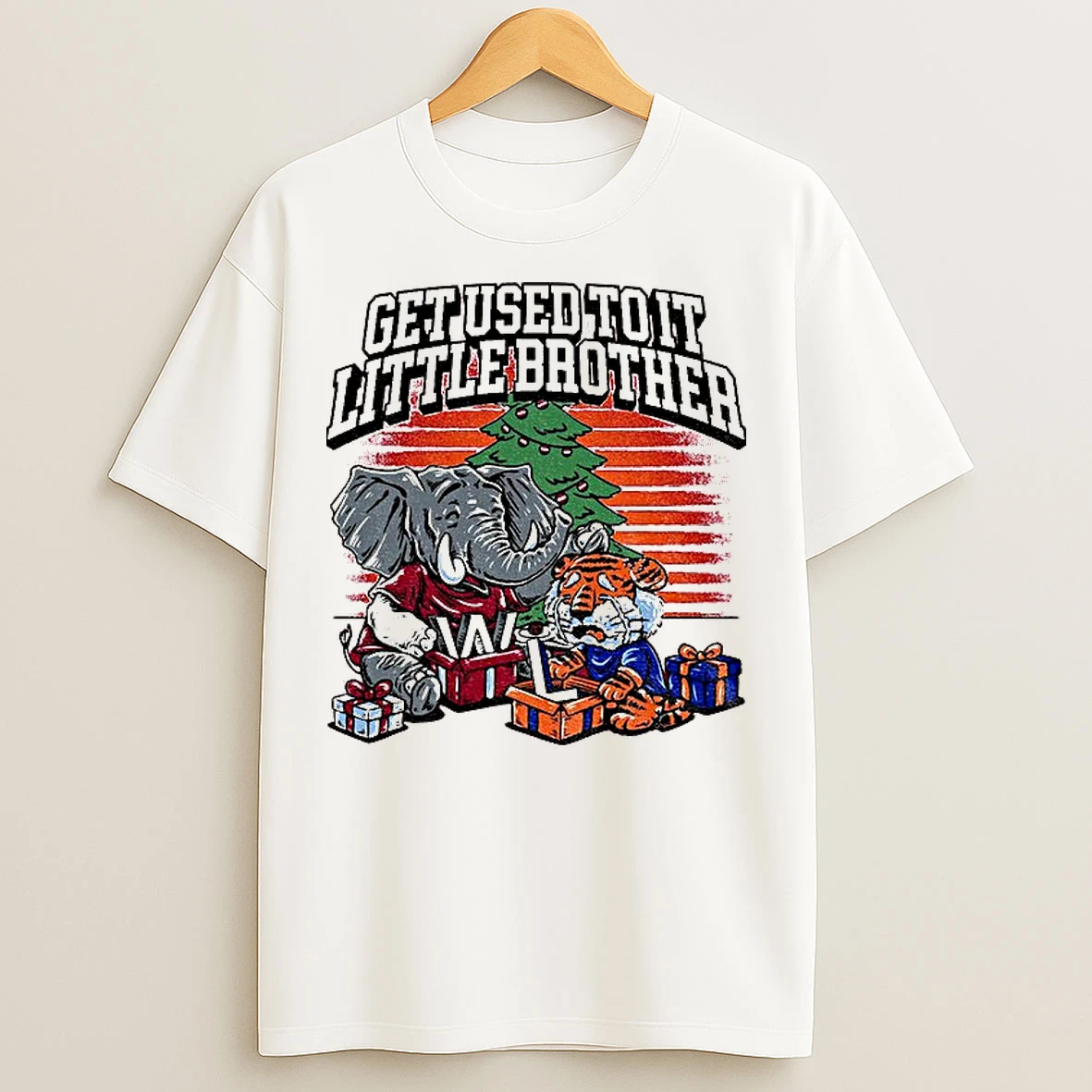 Classic Get Used To It Little Brother Alabama Crimson Tide T Shirts